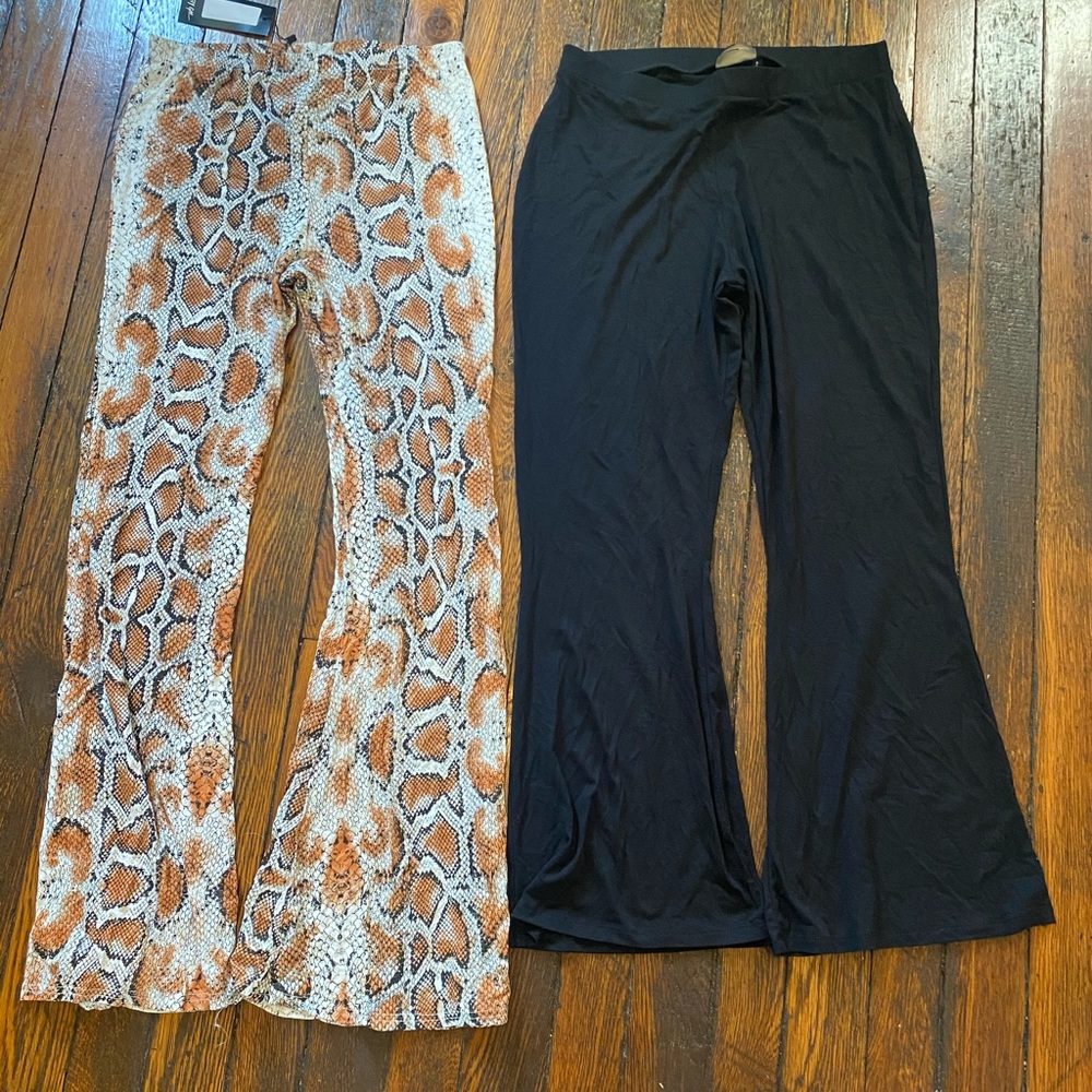 Flare Leggings, Yoga Pants, Flare Hippie Pants